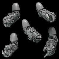 3d Printed Crimson Wings Fists x10 by Greytide Studio