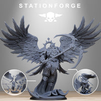 3D Printed Corrupted Archon Angel by StationForge Miniatures