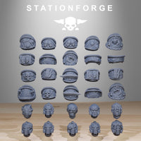 3D Printed Corrupted Socratis Infantry by StationForge Miniatures