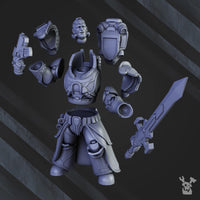 3D Printed Sir Laurence the Protector by DakkaDakka Miniatures