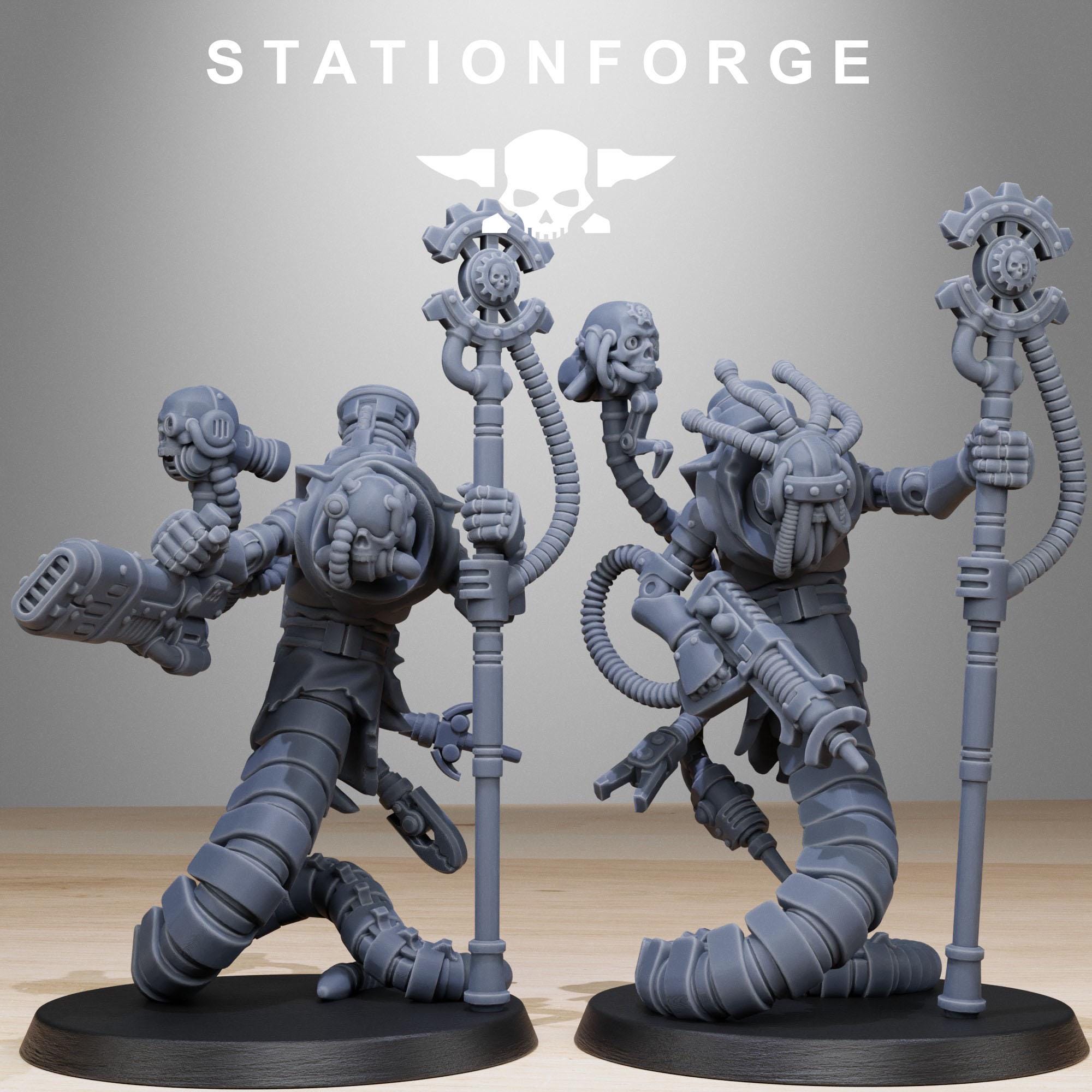 3D Printed Scavenger Serpents by StationForge Miniatures