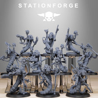 3D Printed Scavenger Serpents by StationForge Miniatures
