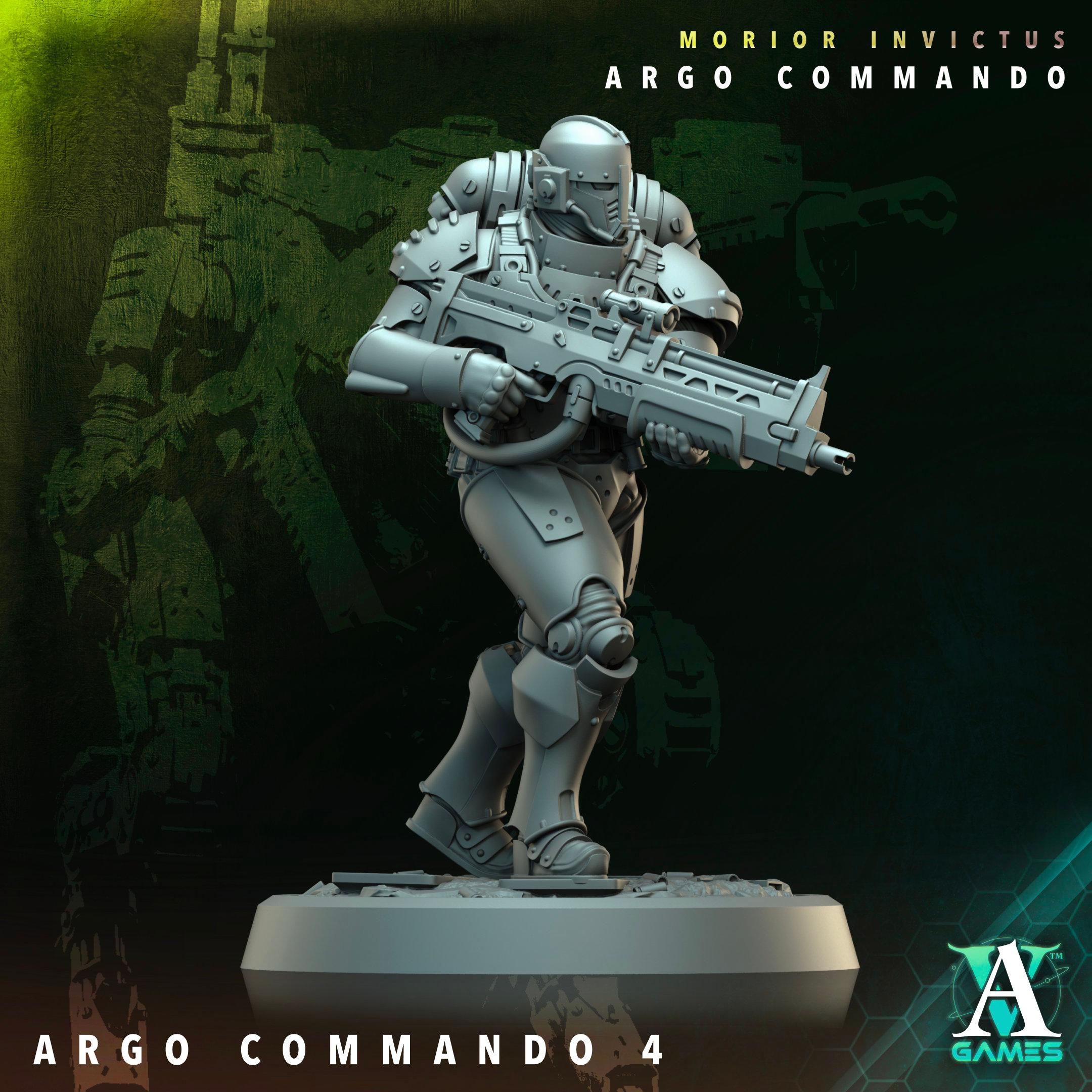 3D Printed Argo Commando by Archvillain Games