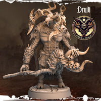 3D Printed Chaos Beast Druids by Monolith Arts