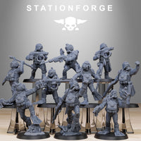 3D Printed GrimGuard Combat Divers by StationForge Miniatures