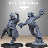 3D Printed GrimGuard Combat Divers by StationForge Miniatures