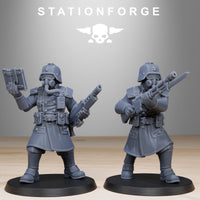 3D Printed GrimGuard Militants by StationForge Miniatures