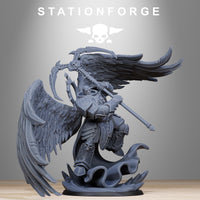 3D Printed Corrupted Archon Angel by StationForge Miniatures