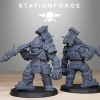 3D Printed Orkaz Smashaz by StationForge Miniatures