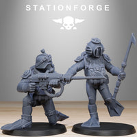 3D Printed GrimGuard Combat Divers by StationForge Miniatures
