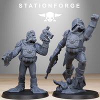 3D Printed GrimGuard Combat Divers by StationForge Miniatures