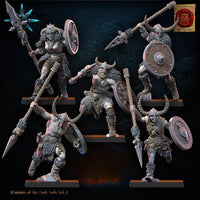3D Printed Chaos Barbarian Regiment x10 by Lost Kingdom Miniatures
