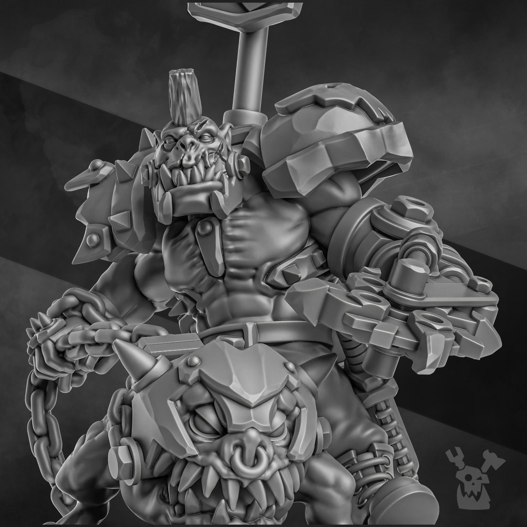3d Printed Zargok Da Hogmasta by DakkaDakka Miniatures