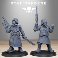 3D Printed GrimGuard Militants by StationForge Miniatures