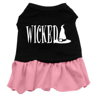 Halloween Pet Dress Screen Printed, "Wicked"