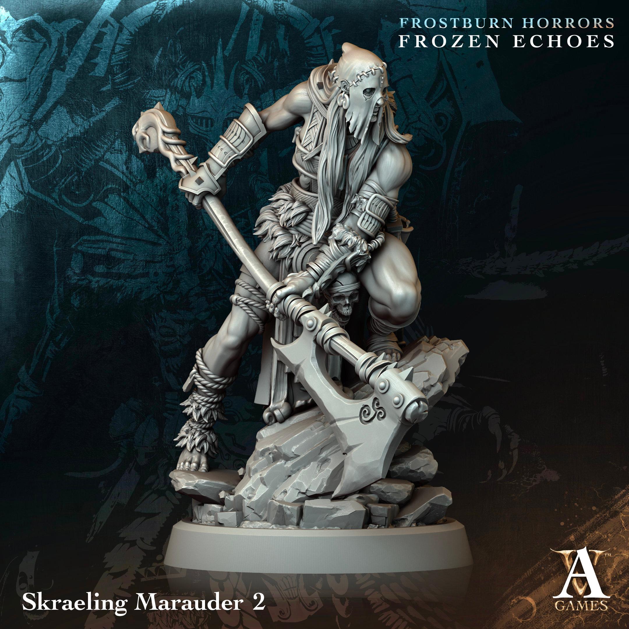 3D Printed Skraeling Marauders by Archvillain Games