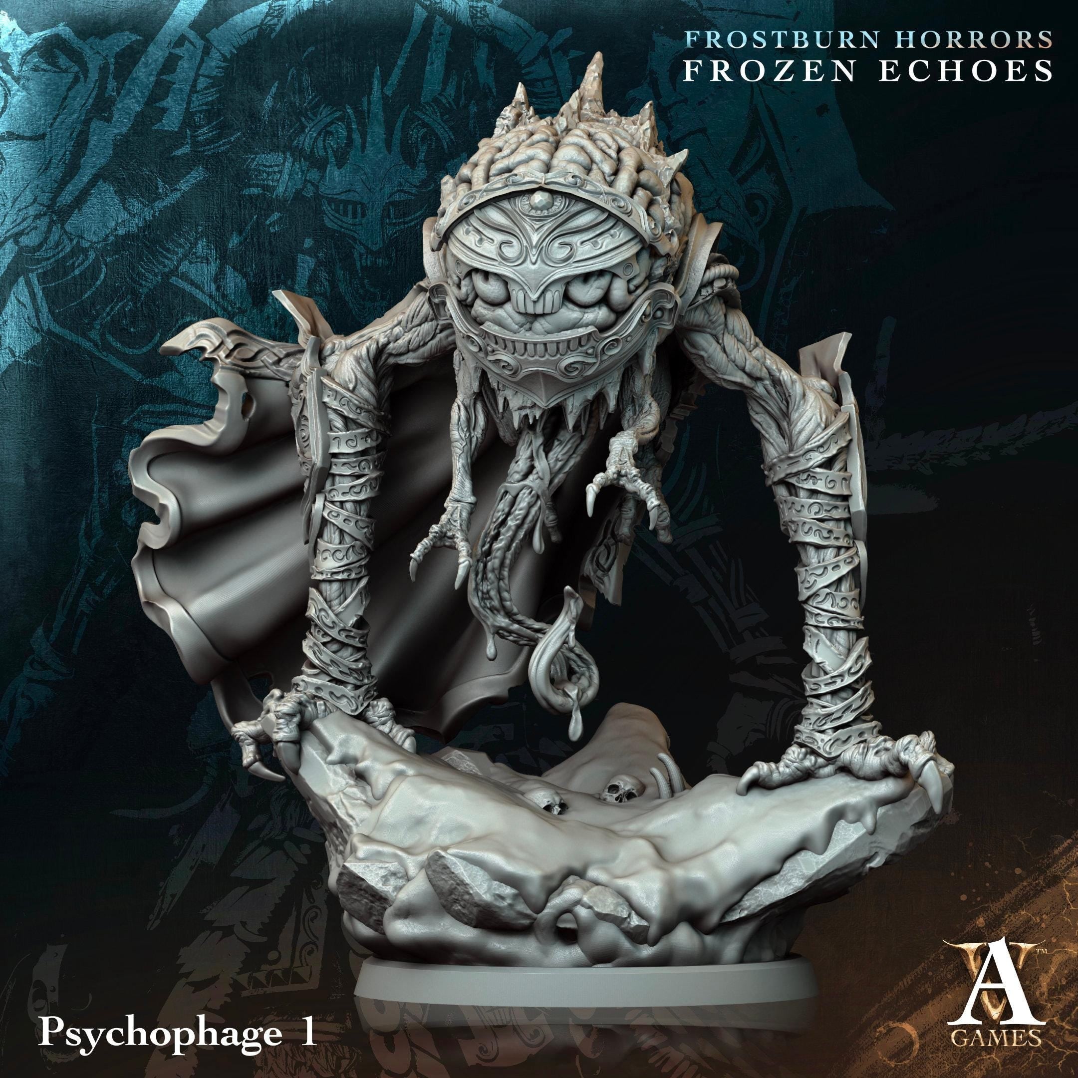 3D Printed Psychophages by Archvillain Games