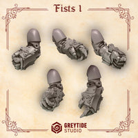 3d Printed Crimson Wings Fists x10 by Greytide Studio