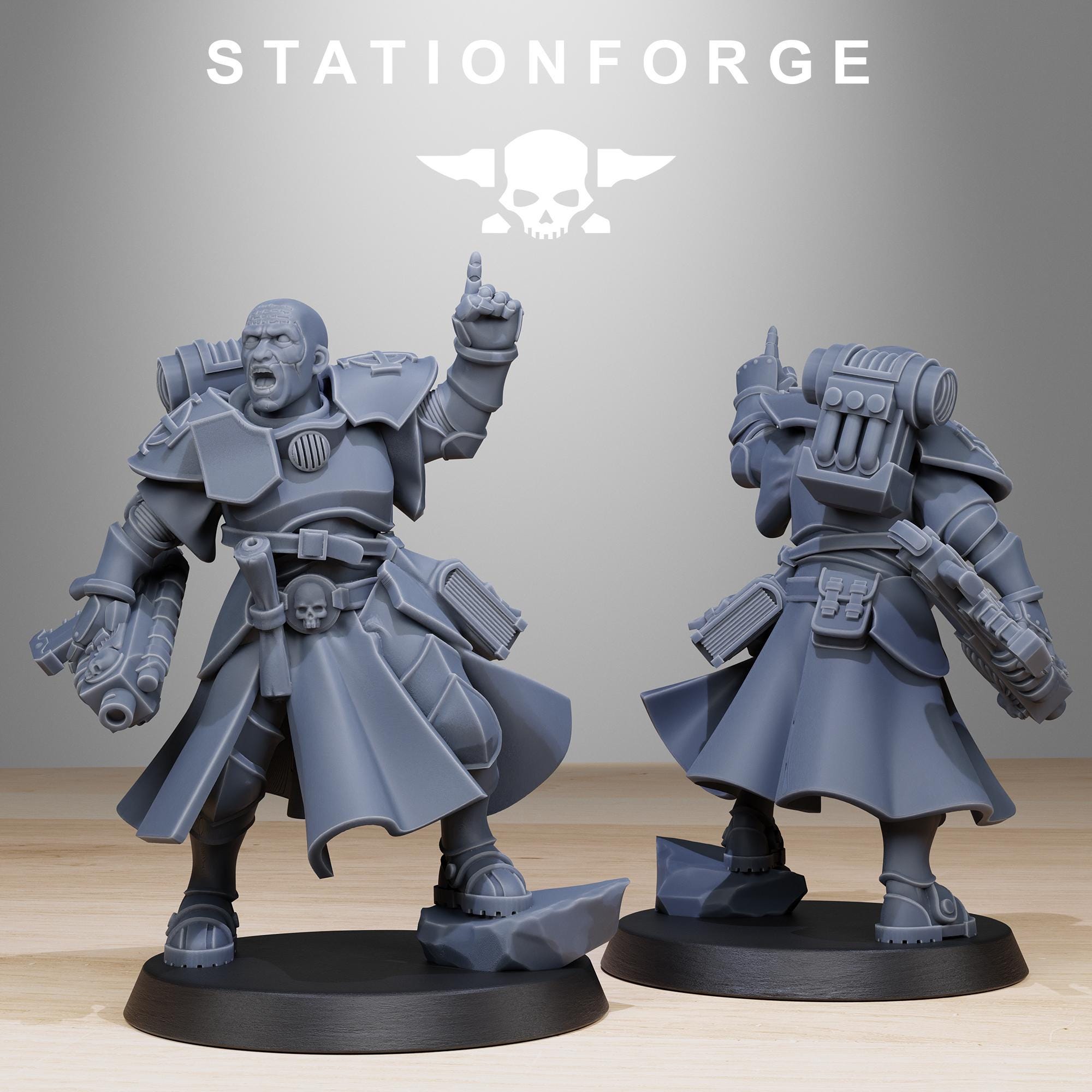 3D Printed Vodalites Brotherhood by StationForge Miniatures