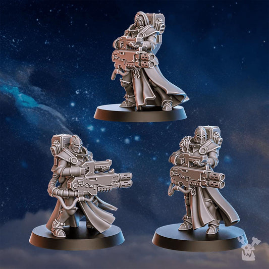 3d Printed Stormpride Heavy Sisters Squad by DakkaDakka Miniatures