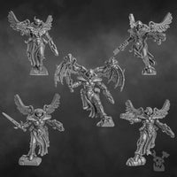 3d Printed Airborne Witch Squad x5 by DakkaDakka Miniatures