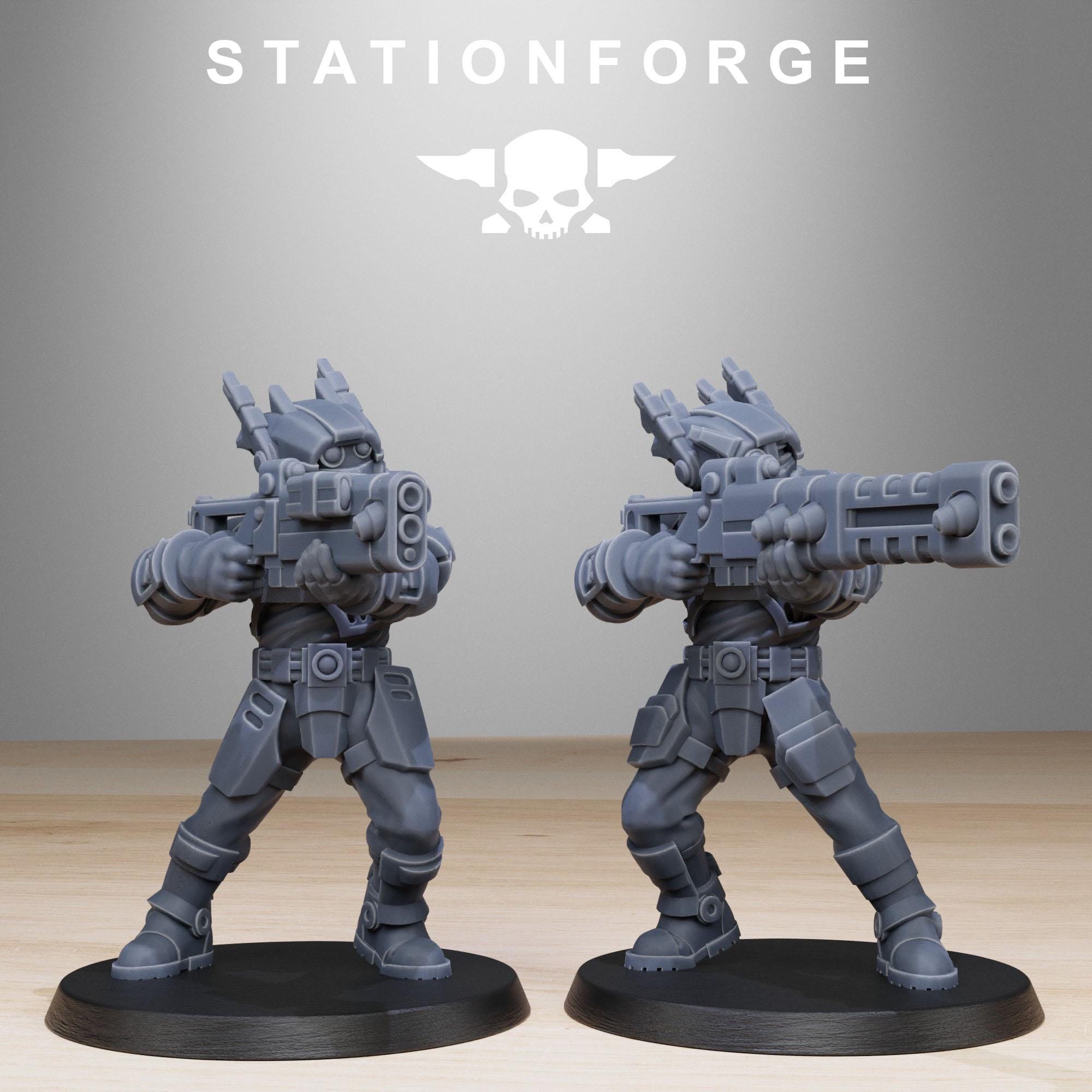 3D Printed Tarion Assault Squad x10 by StationForge Miniatures