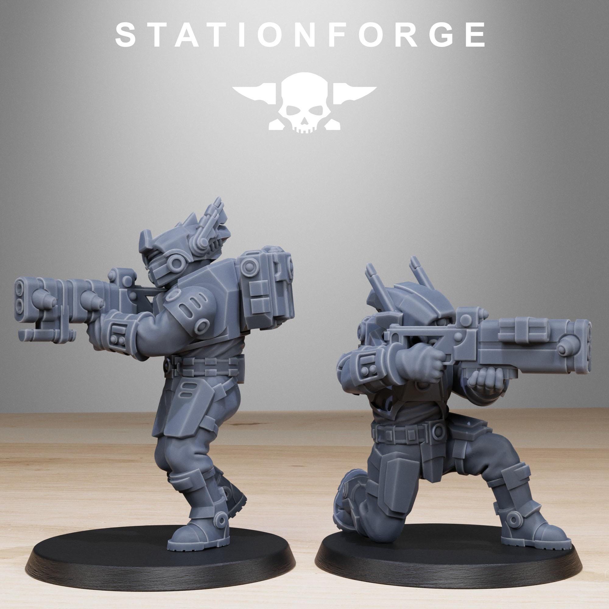 3D Printed Tarion Assault Squad x10 by StationForge Miniatures
