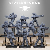 3D Printed Tarion Assault Squad x10 by StationForge Miniatures