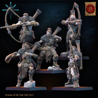 3D Printed Chaos Barbarian Archer Regiment x10 by Lost Kingdom Miniatures