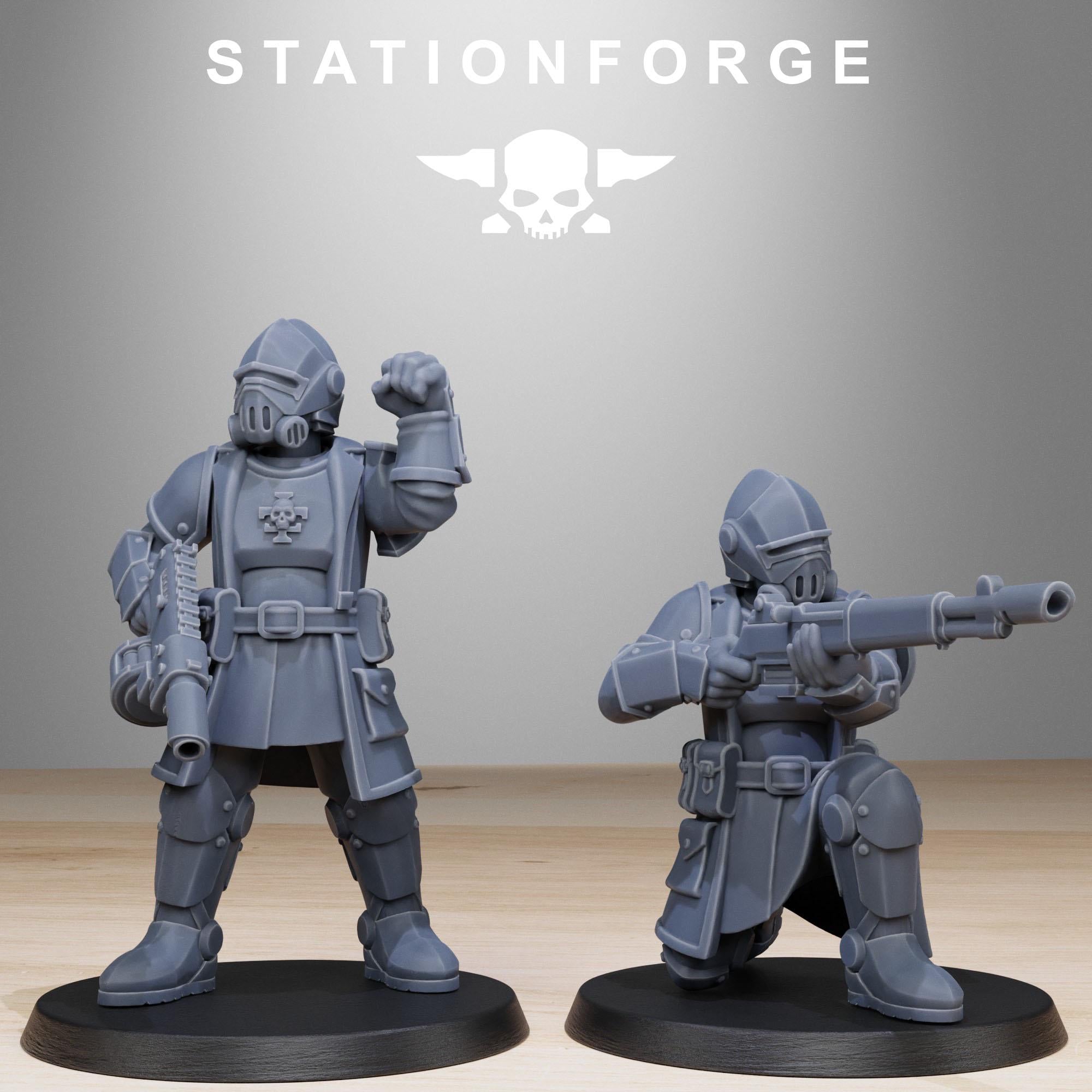 3D Printed Royal Guard Patrol x10 by StationForge Miniatures