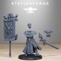 3D Printed Vodalites Flag Bearer by StationForge Miniatures
