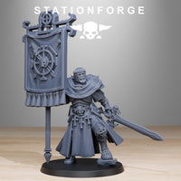 3D Printed Vodalites Flag Bearer by StationForge Miniatures