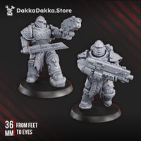 3d Printed Ignisaurus Clan Warriors Tactical Squad by DakkaDakka Miniatures