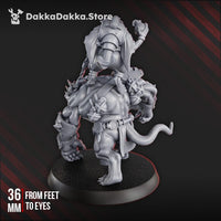 3D Printed Gargant Digger Rat by DakkaDakka Miniatures