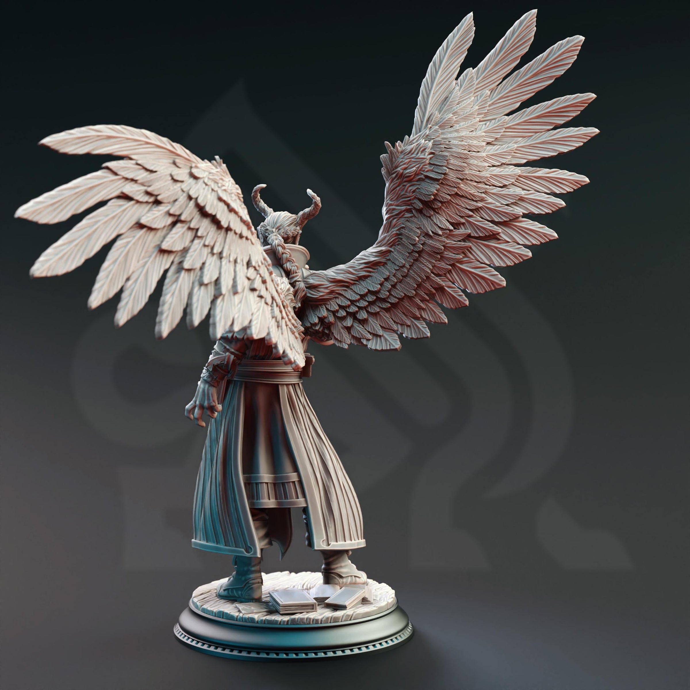 3D Printed Tiefling Divine Soul Sorcerer by DM Stash
