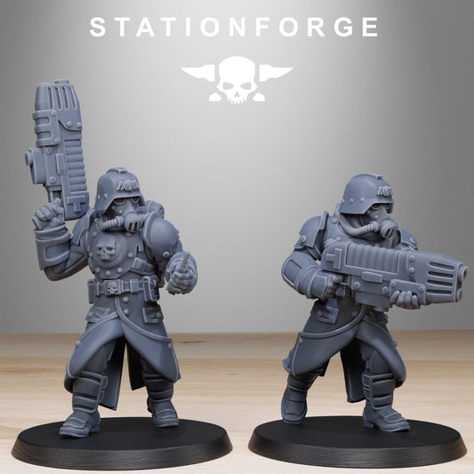 3D Printed GrimGuard Bombardiers by StationForge Miniatures