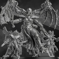3d Printed Airborne Witch Squad x5 by DakkaDakka Miniatures