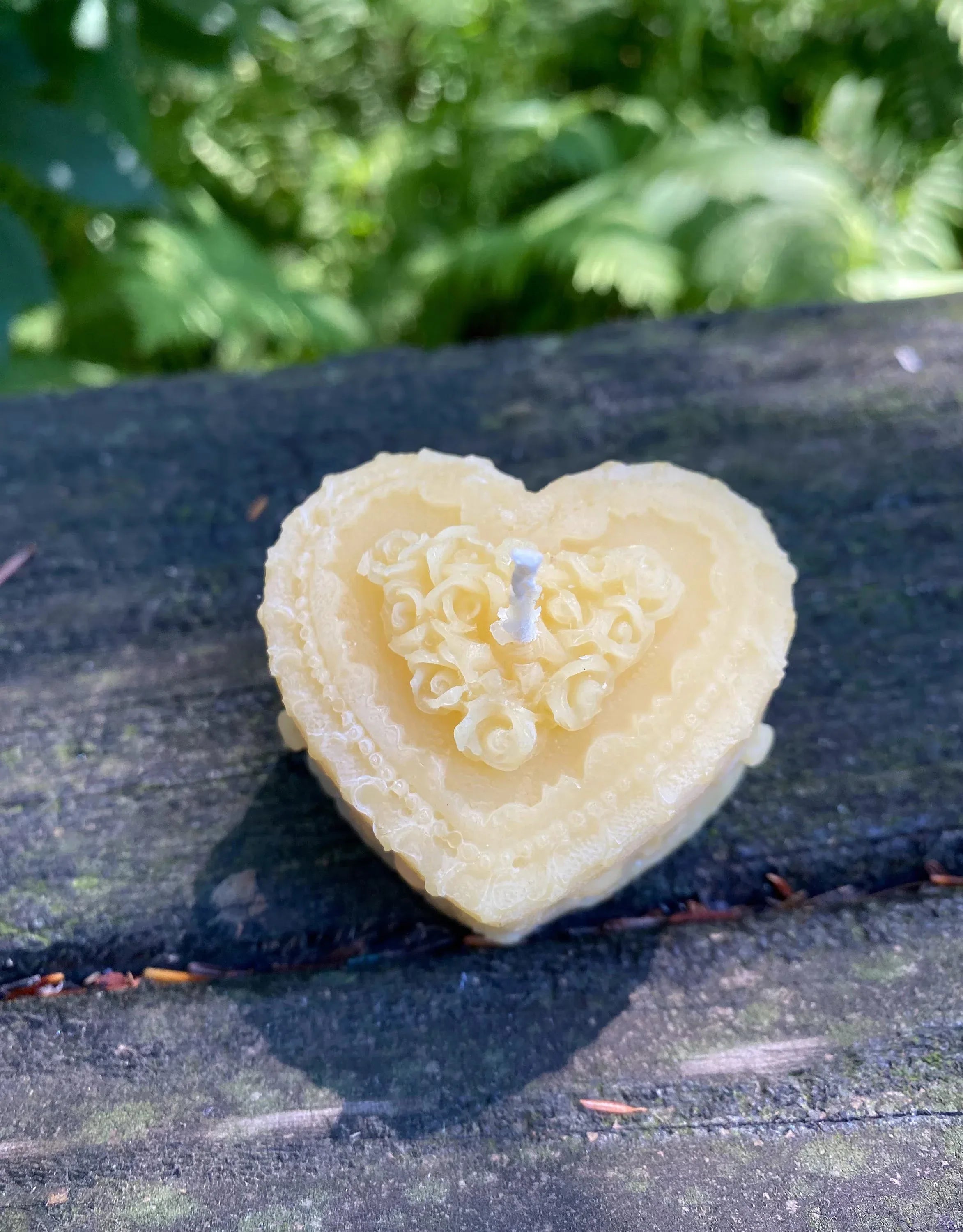Heart Gift Box Beeswax Candle - BIG FRENCHIES