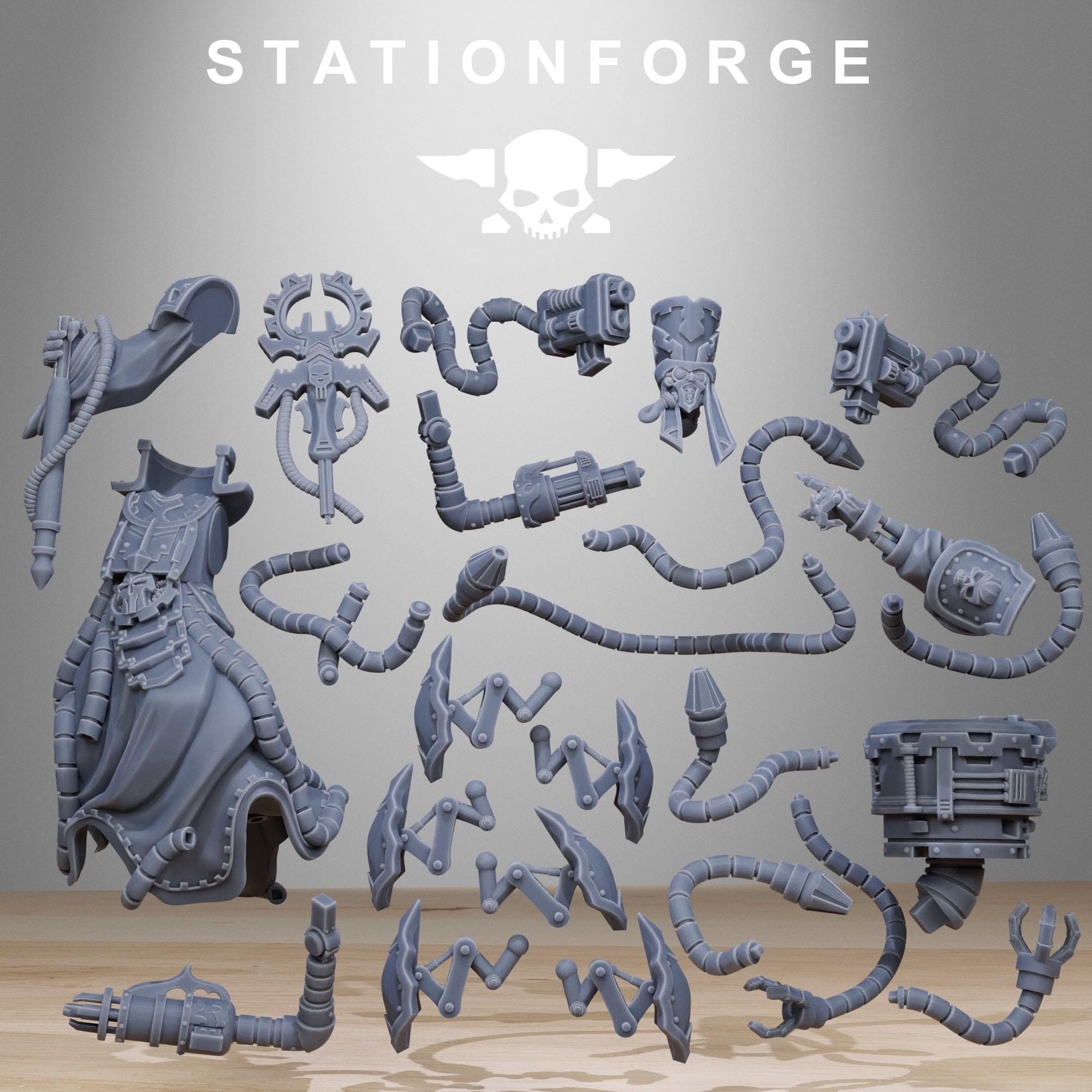 3D Printed Scavenger Chaplain by StationForge Miniatures