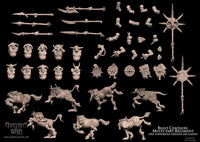 3D printed Warrior Beast Centaur Regiment by Avatars of War