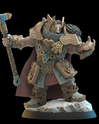 3d Printed Thordin, The One Eyed Dwarf by Lost Kingdom Miniatures