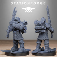 3D Printed GrimGuard Frostwatch Patrol by StationForge Miniatures