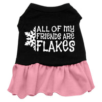 Christmas Pet Dress "All Of My Friends Are Flakes"