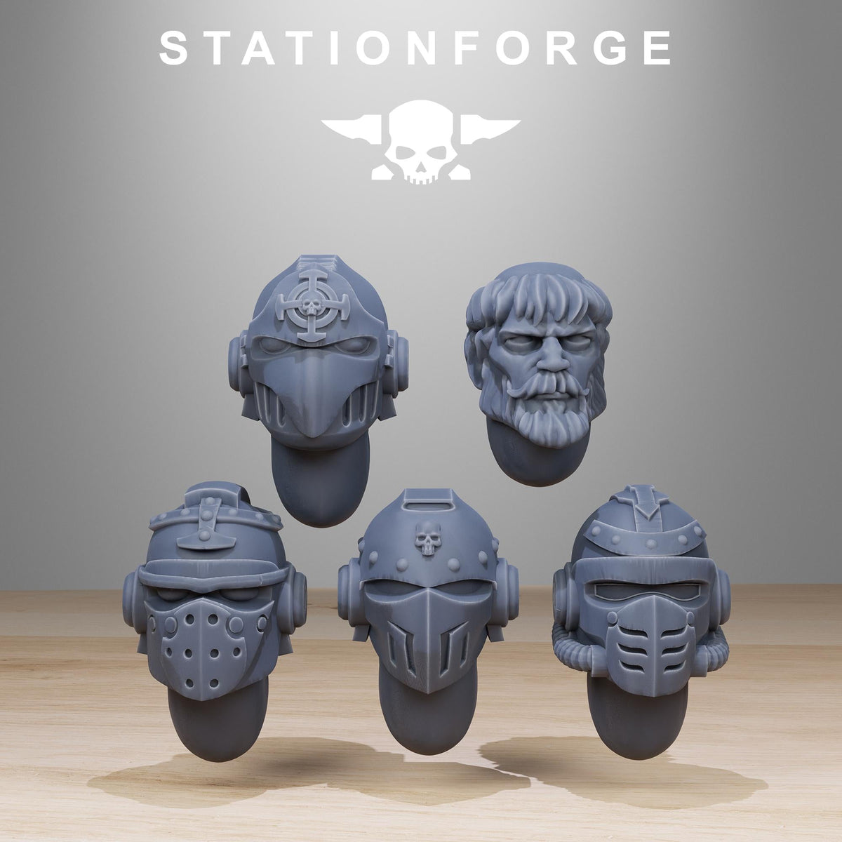 3D Printed Vodalites Flag Bearer by StationForge Miniatures