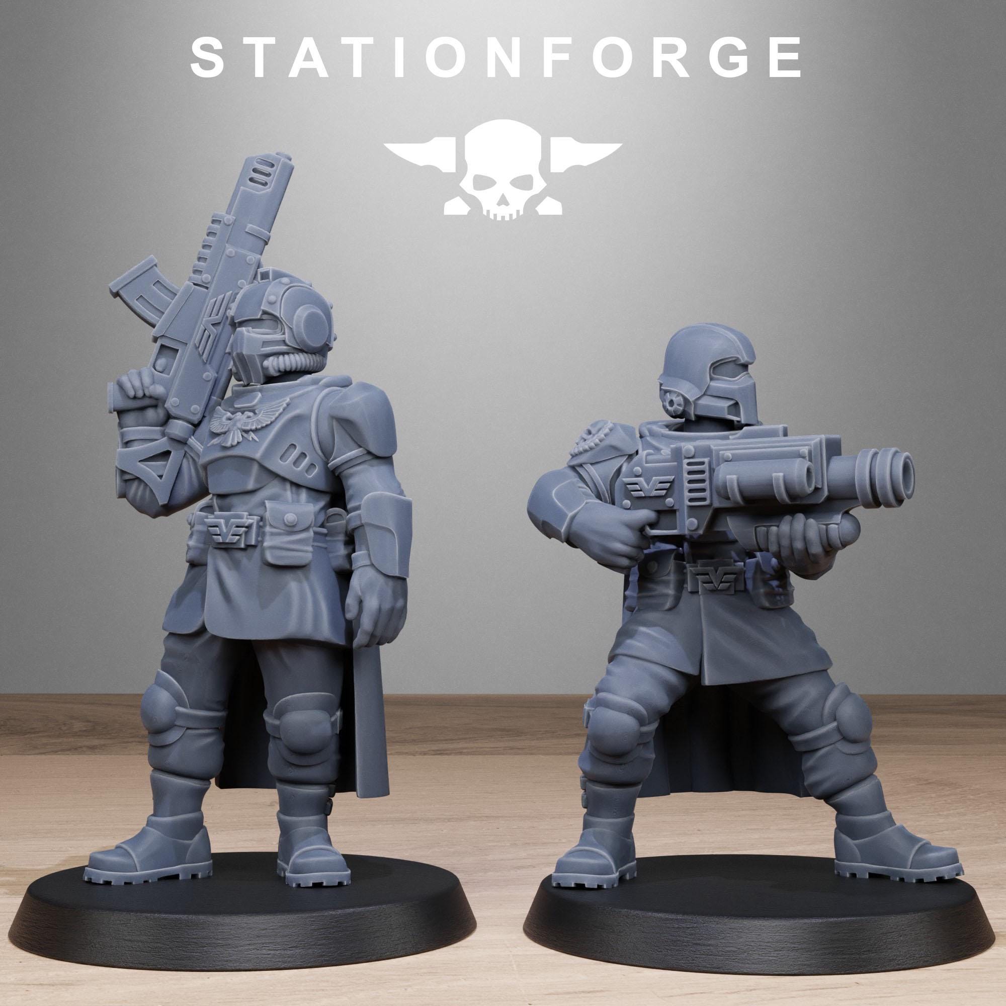 3D Printed Vaskar Patrol by StationForge Miniatures