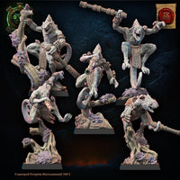 3d Printed Lizard Kin Blowpipe Regiment by Lost Kingdom Miniatures