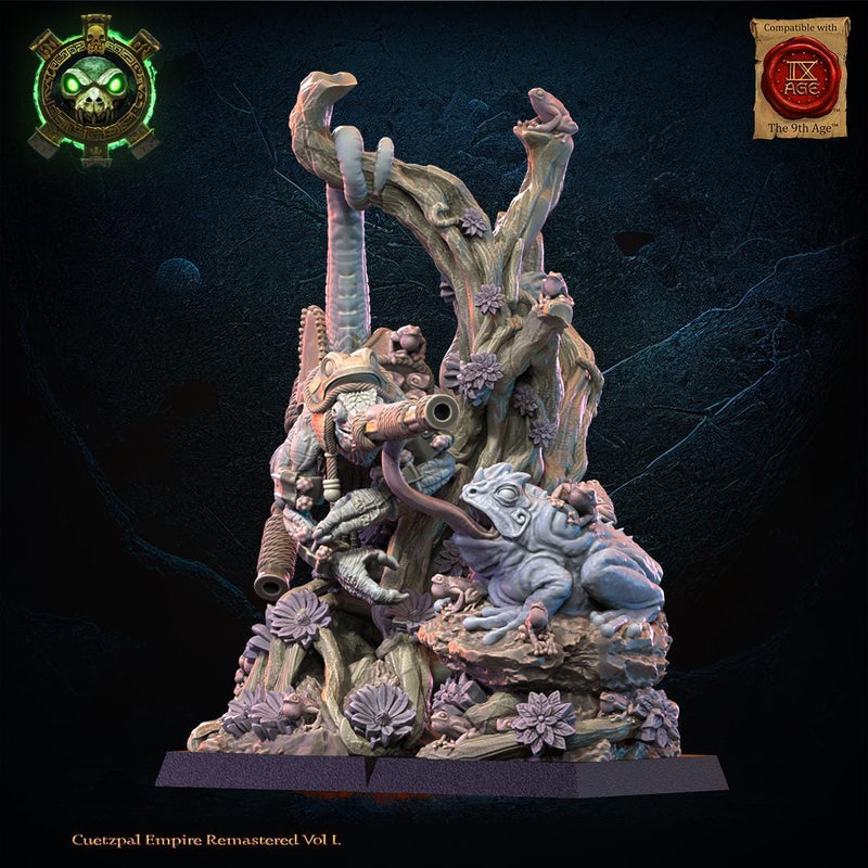 Lizard Kin Assassin 3d Printed Lizard Kin Heroine by Lost Kingdom Miniatures – BIG FRENCHIES