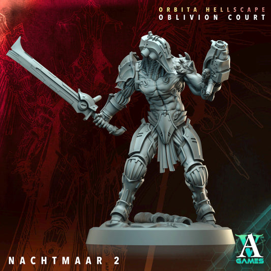 3D Printed Nachtmaar by Archvillain Games