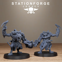 3D Printed Rotfang Infantry by Stationforge Legacy Miniatures