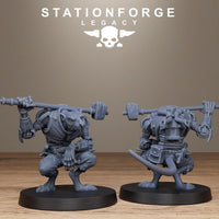 3D Printed Rotfang Infantry by Stationforge Legacy Miniatures